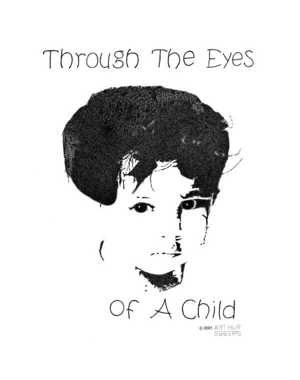 Child Art Print featuring the drawing Through the Eyes of a Child by Arthur Eggers