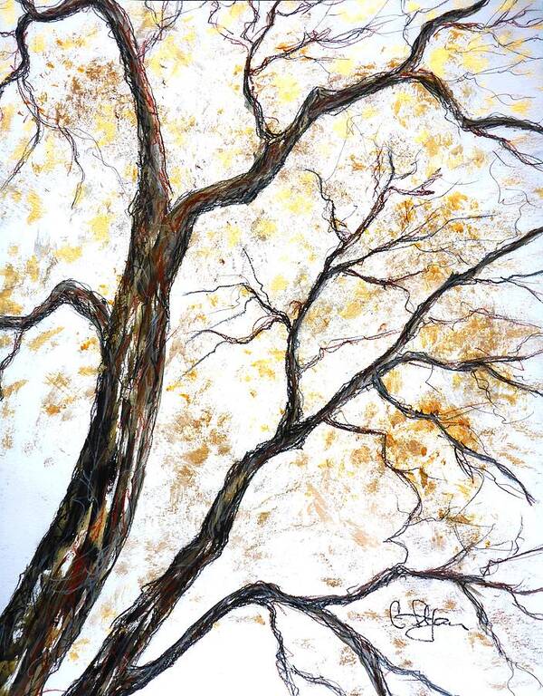 Tree Art Print featuring the painting Tree by Cristina Stefan