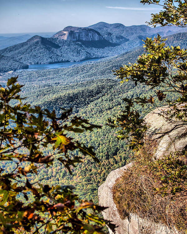 Caesars Head Art Print featuring the photograph View to Table Rock by Lynne Jenkins