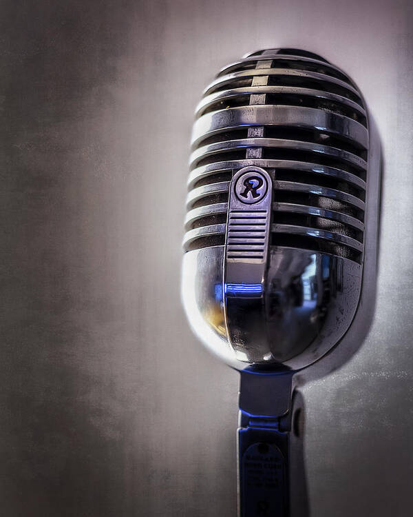 Mic Art Print featuring the photograph Vintage Microphone 2 by Scott Norris