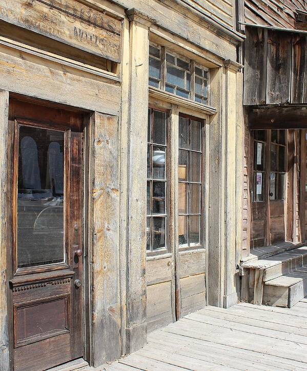 Storefront Art Print featuring the photograph Virginia City Storefronts by Mark Eisenbeil