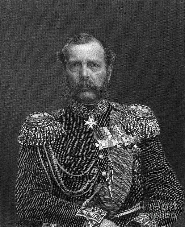 19th Century Art Print featuring the photograph Alexander II (1818-1881) #4 by Granger