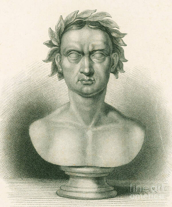 Gaius Julius Caesar Art Print featuring the photograph Julius Caesar, Roman General #9 by Photo Researchers