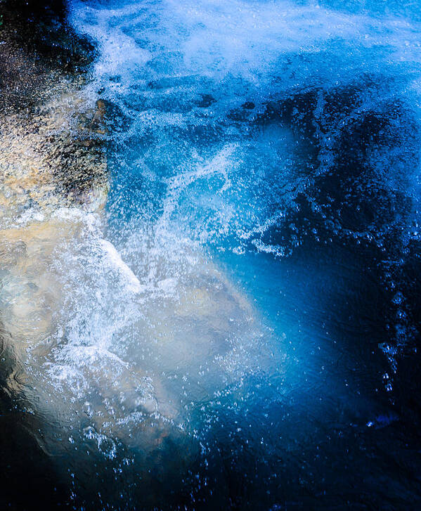 Stream Art Print featuring the photograph Blue water by Michael Goyberg