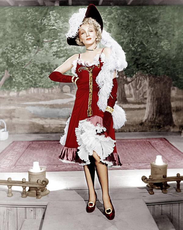 1930s Movies Art Print featuring the photograph Destry Rides Again, Marlene Dietrich by Everett