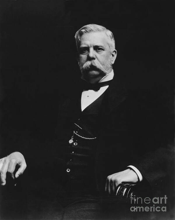 George Westinghouse Art Print featuring the photograph George Westinghouse, American Engineer by Science Source