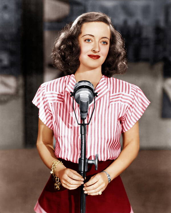 1940s Portraits Art Print featuring the photograph Hollywood Canteen, Bette Davis, 1944 by Everett