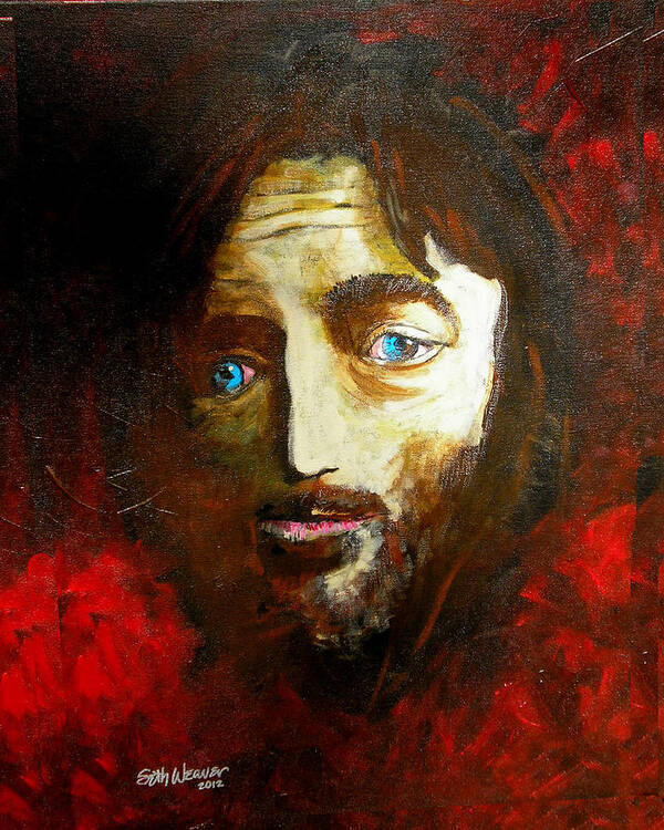 Man From Nazareth Art Print featuring the painting Man From Nazareth by Seth Weaver
