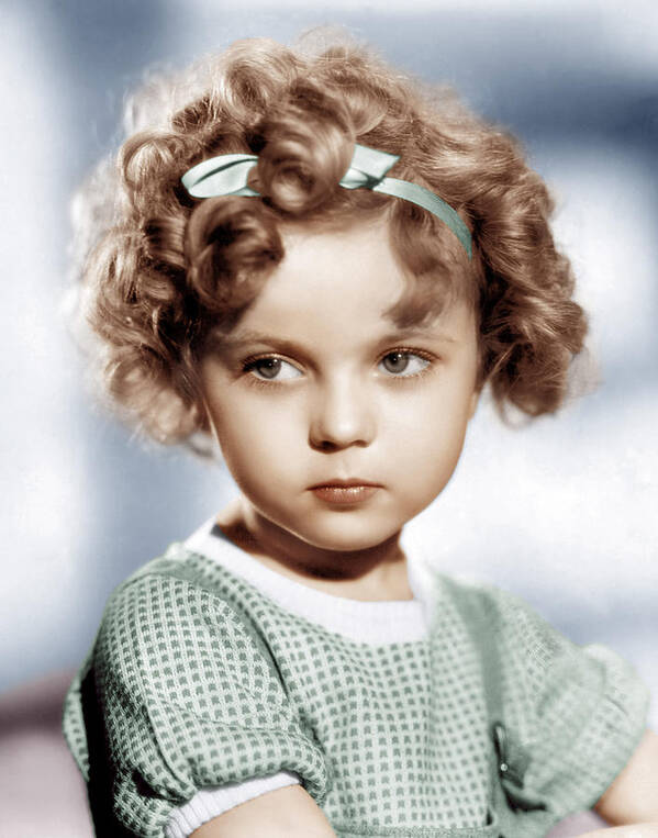 1930s Portraits Art Print featuring the photograph Shirley Temple, Ca. 1934 by Everett