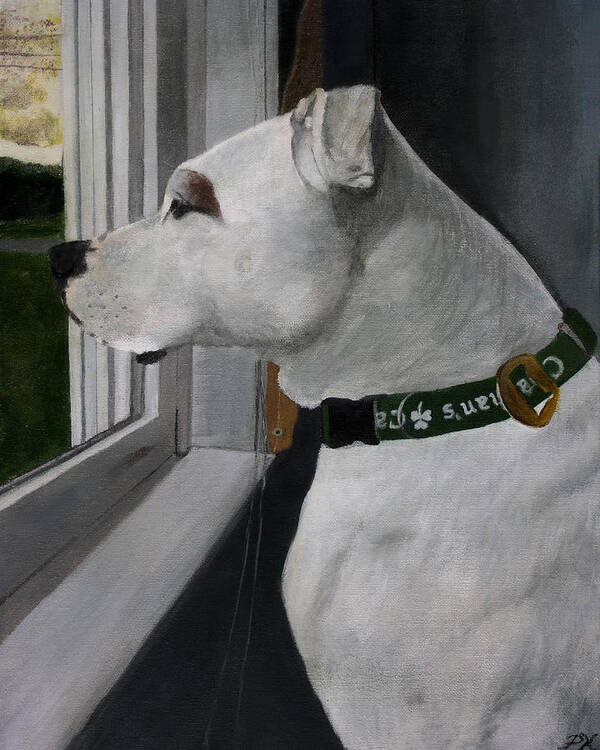 Dog Painting Art Print featuring the painting Todd by Patrick Kelly
