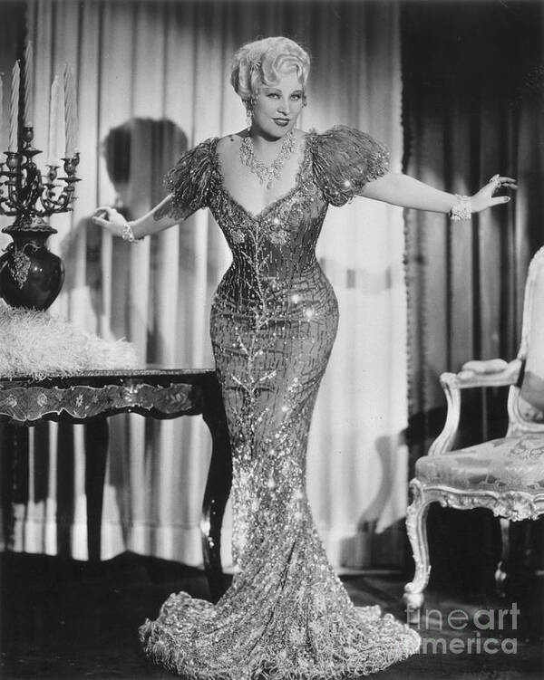 20th Century Art Print featuring the photograph Mae West (1892-1980) #1 by Granger