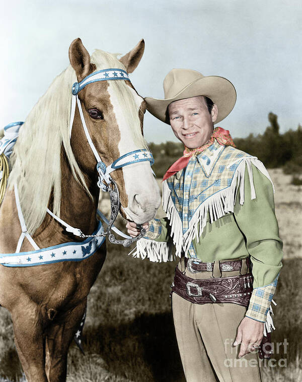 1950 Art Print featuring the photograph Roy Rogers #3 by Granger