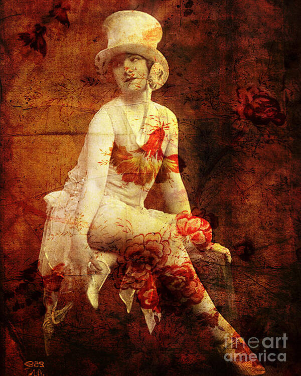 Nostalgic Seduction Art Print featuring the photograph Winsome Woman #68 by Chris Andruskiewicz