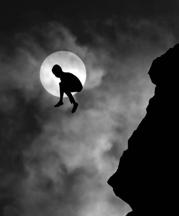 Moon Art Print featuring the photograph Adrenaline by Hengki Lee