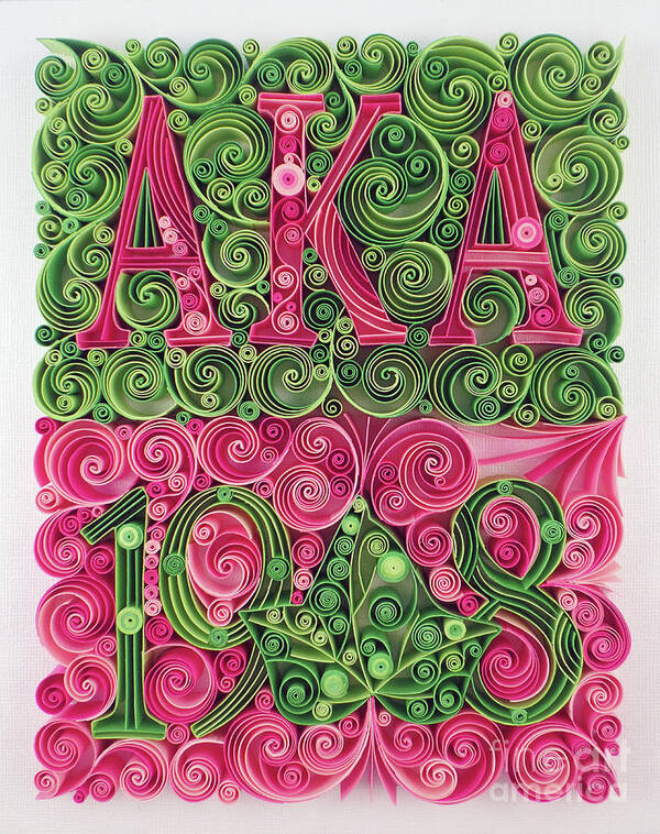 1908 Art Print featuring the mixed media Aka 1908 by Felecia Dennis