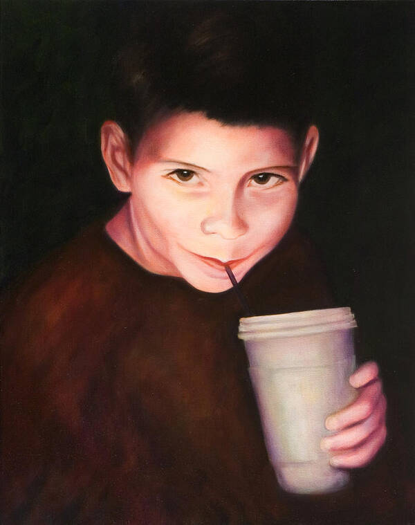 Boy Art Print featuring the painting Andrew by Shannon Grissom