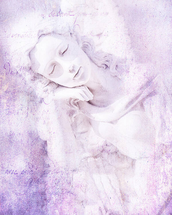 Female Ange Face Art Print featuring the photograph Angelic by Theresa Tahara
