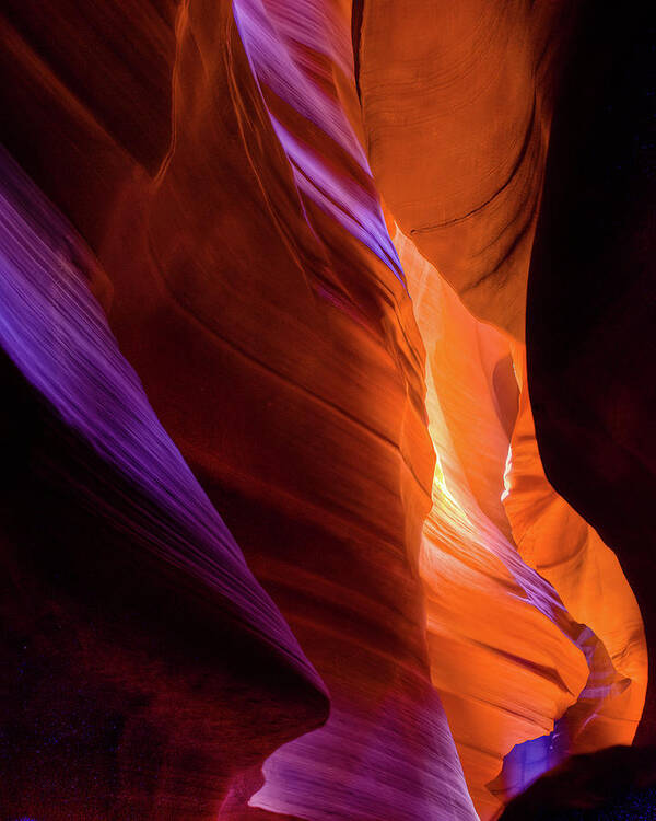 Antelope Canyon Art Print featuring the photograph Antelope Canyon Color by Harry Strharsky