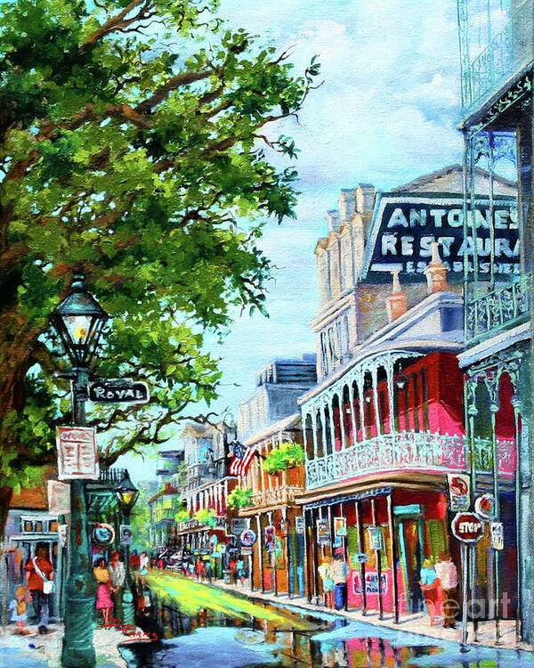 New Orleans Art Art Print featuring the painting Antoine's by Dianne Parks
