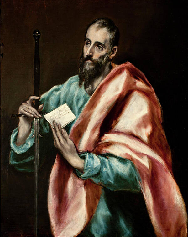 Apostle Art Print featuring the painting Apostle Saint Paul by El Greco