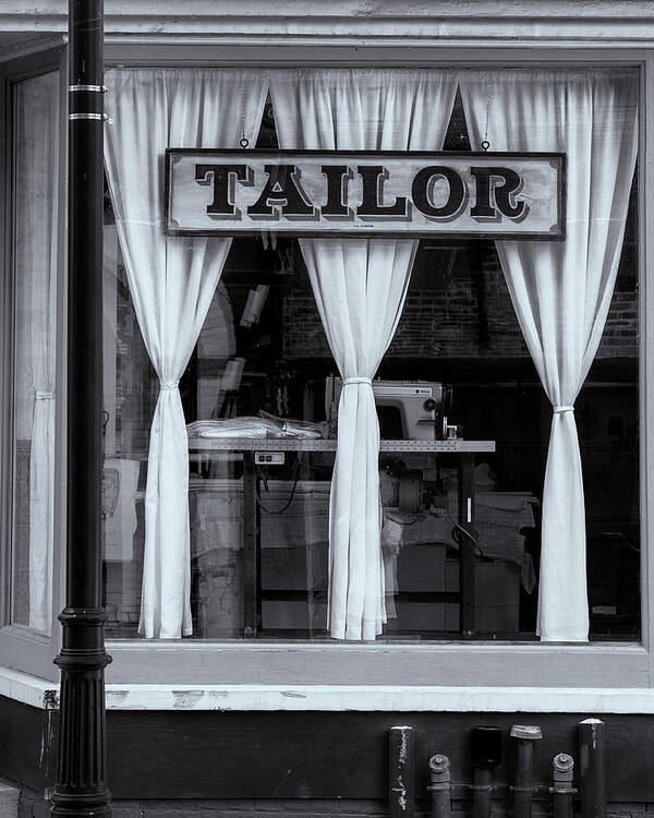 Bellows Falls Vermont Art Print featuring the photograph Bellows Falls Tailor by Tom Singleton