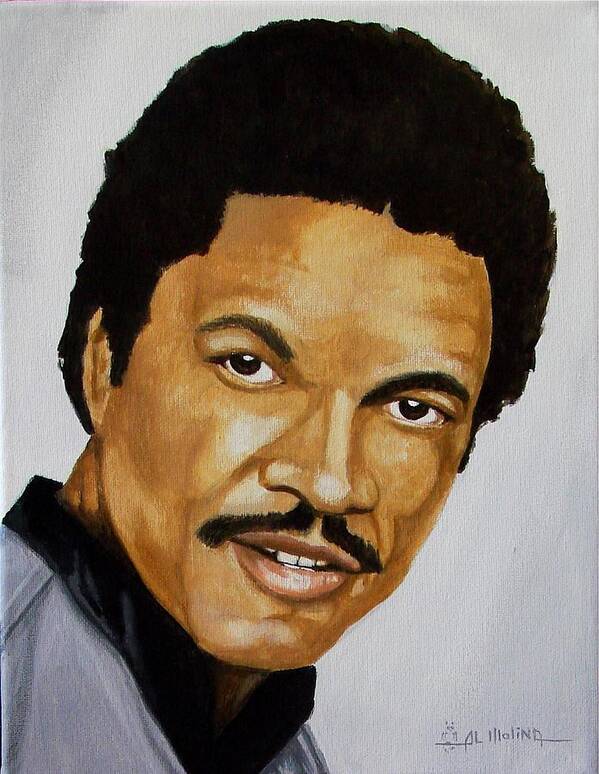 Star Wars Art Print featuring the painting Billy Dee Williams by Al Molina