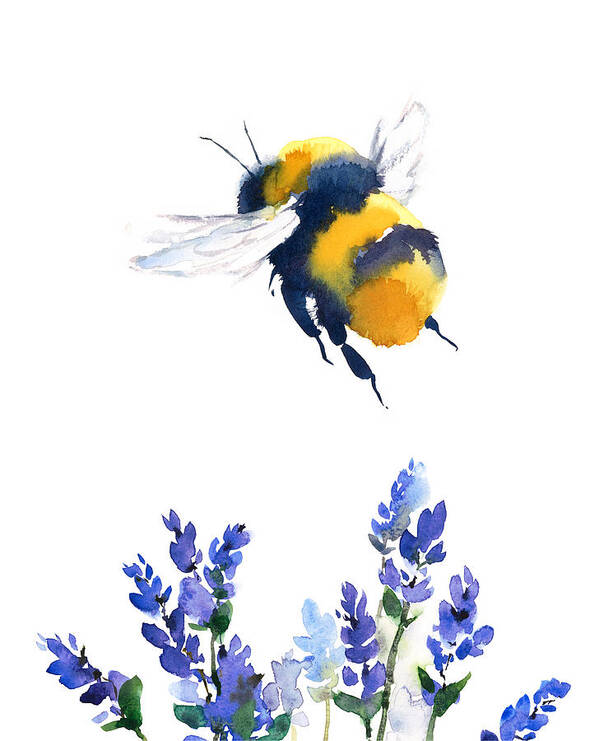 Art Bee BumbleBee Fine Art Print Wildlife print