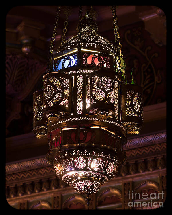 Art Art Print featuring the photograph Byzantine Lamp by Phil Spitze