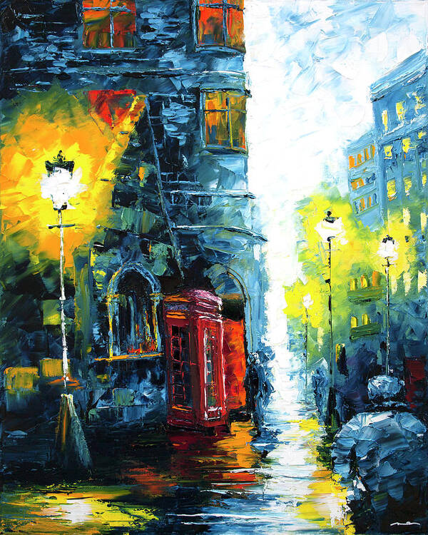 London Art Print featuring the painting Calling Home by Nelson Ruger