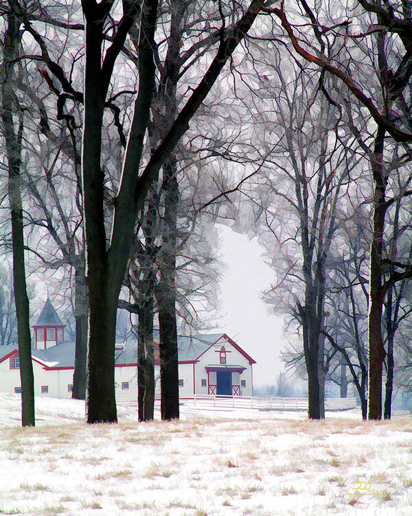 Landscape Art Print featuring the photograph Calumet Winter by Sam Davis Johnson
