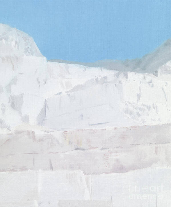 Marble Art Print featuring the painting Carrara by Alessandro Raho