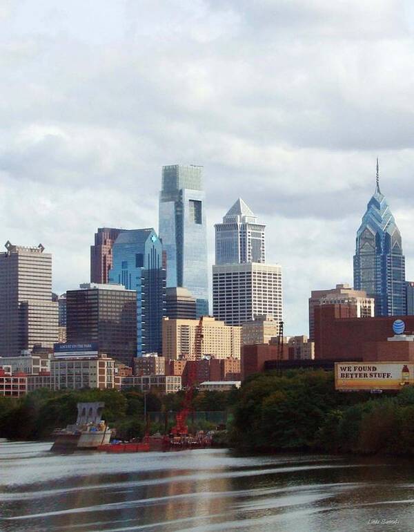 Philadelphia Art Print featuring the photograph City of Philadelphia by Linda Sannuti