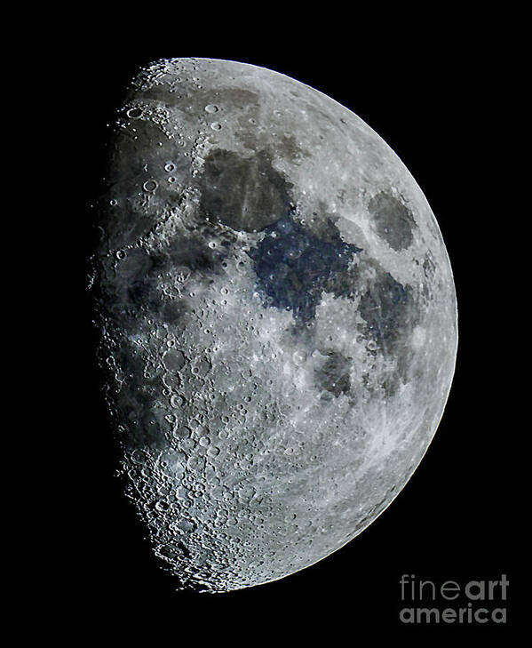 Moon Art Print featuring the photograph Color Moon by Mark Jackson