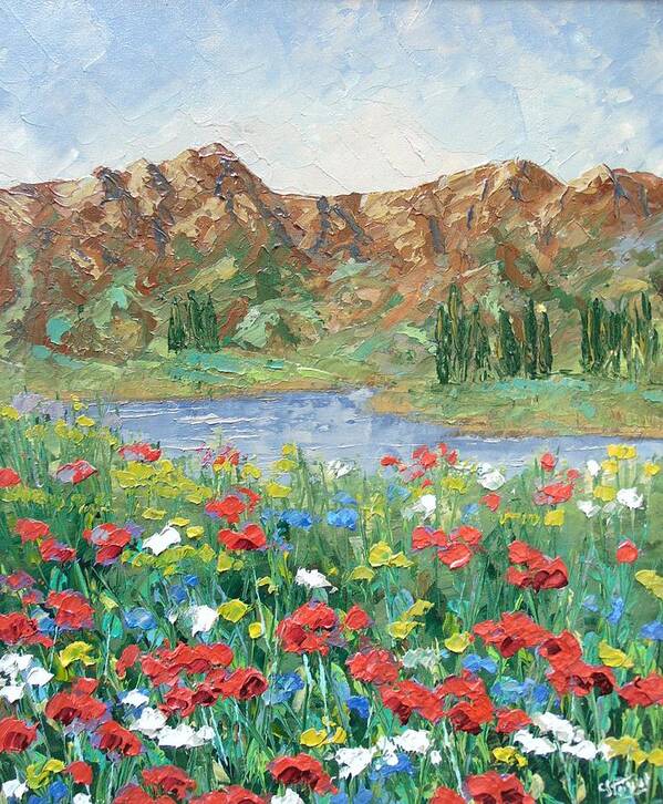 Provence Art Print featuring the painting Colorado by Frederic Payet