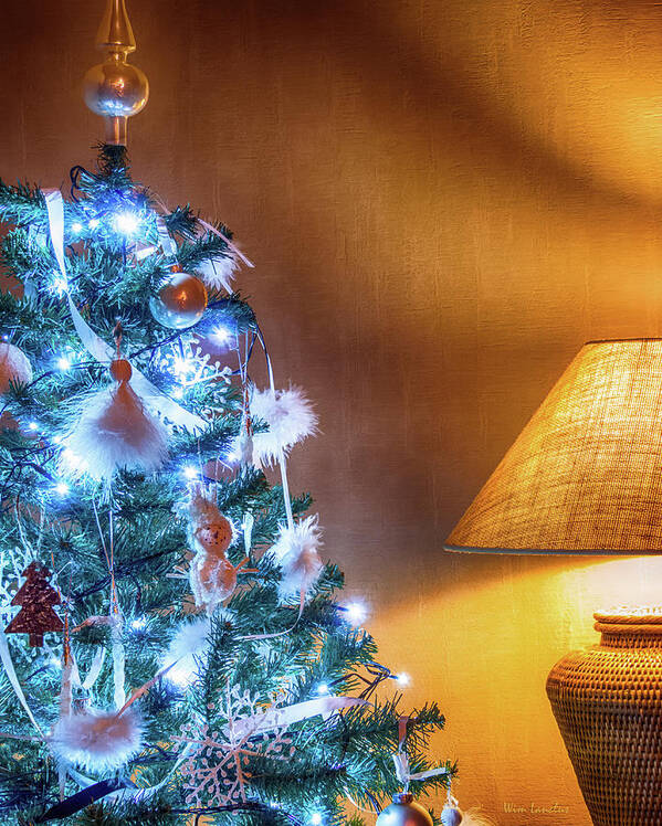 Christmas Tree Art Print featuring the photograph Complementary Christmas Tree by Wim Lanclus