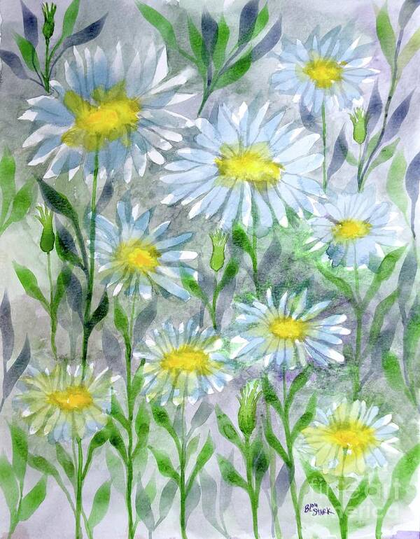 Art Print featuring the painting Daisy Dreams by Barrie Stark