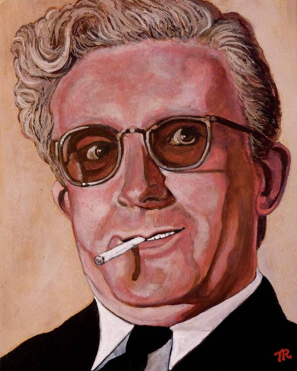 Dr Strangelove Art Print featuring the painting Dr Strangelove 2 by Tom Roderick