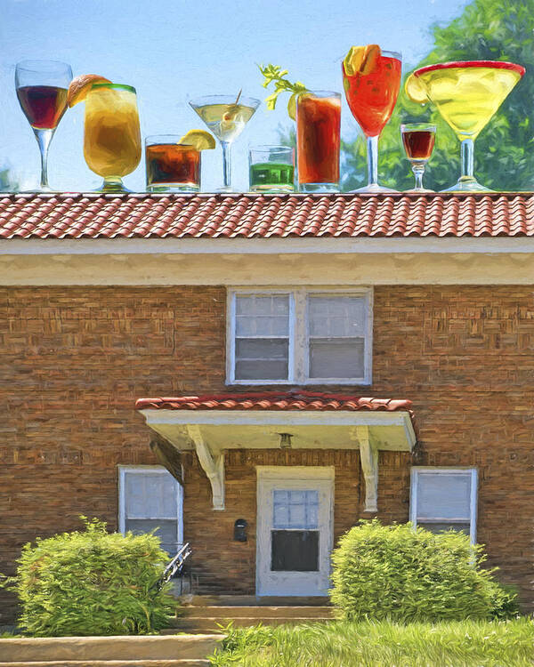 Drinks Art Print featuring the photograph Drinks on the House by Nikolyn McDonald