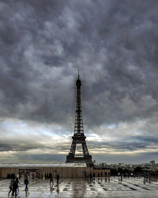 Eiffel Tower Art Print featuring the photograph Eiffel Tower Paris by Sally Ross