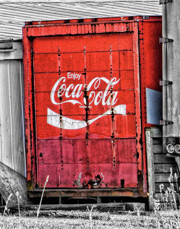 Coca Cola Art Print featuring the photograph Enjoy by Traci Cottingham