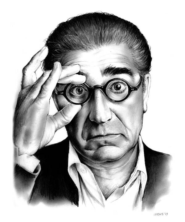 Eugene Levy Art Print featuring the drawing Eugene Levy by Greg Joens