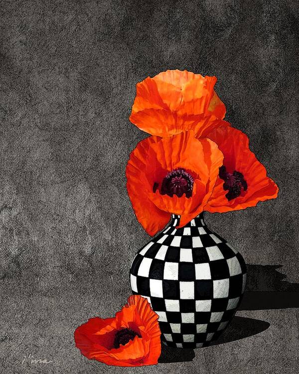 Glorious Poppies Art Print featuring the photograph Glorious Poppies by I'ina Van Lawick