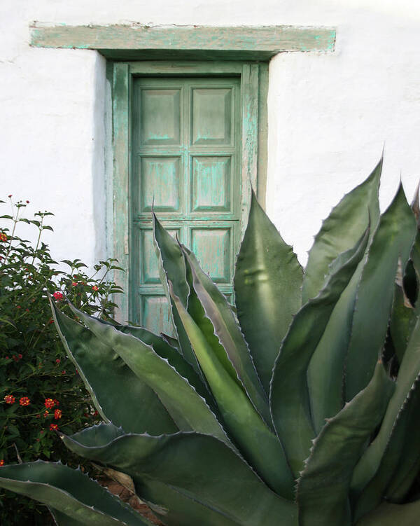 Door Art Print featuring the photograph Green Door by Ryan Workman Photography