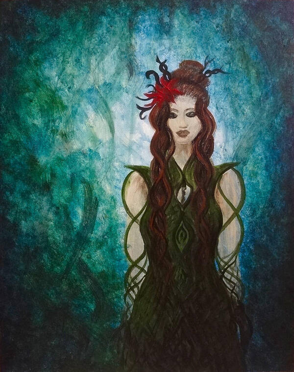 Infinity Art Print featuring the painting Infinity Goddess by Michelle Pier