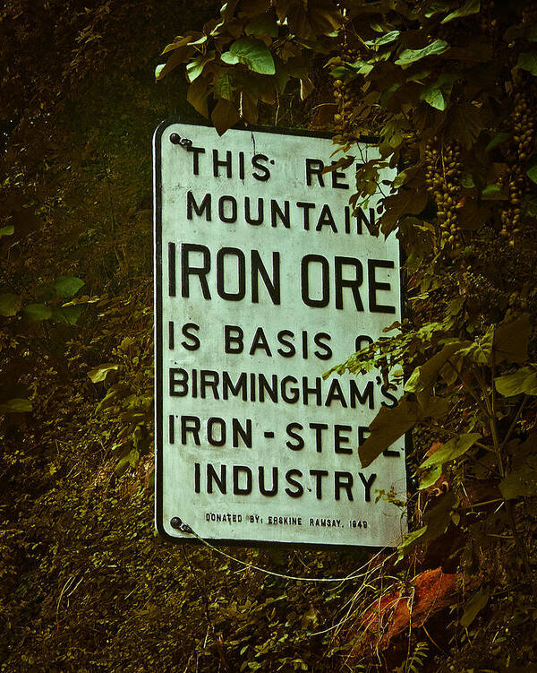 Birmingham Art Print featuring the photograph Iron Ore Seam by Just Birmingham