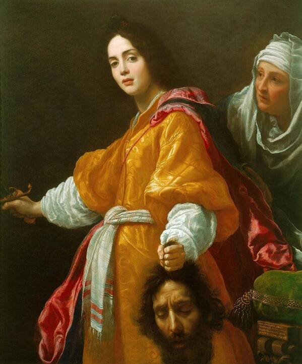 Royal-allori-cristofano-judith-&-holofernes-1613 Art Print featuring the painting Judith Holofernes by MotionAge Designs