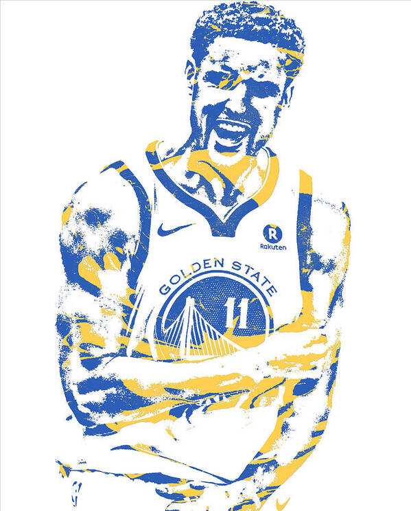 Klay Thompson Golden State Warriors Pixel Art 25 Art Print By Joe