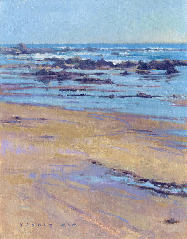 California Art Print featuring the painting Low Tide by Konnie Kim