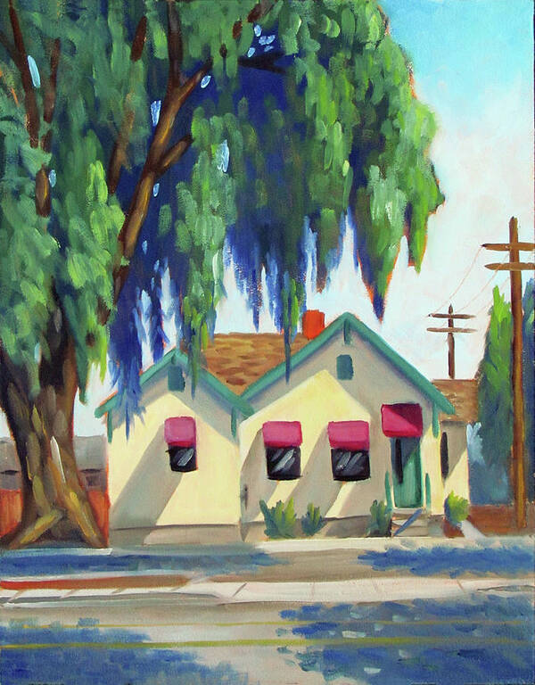 House Art Print featuring the painting Maily House - Eagle, Idaho by Kevin Hughes