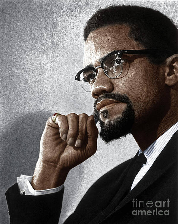 1960s Art Print featuring the photograph Malcolm X by Granger